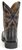 Back view of Double H Boot Womens 9 Inch Super Lite Wide Square Toe Roper